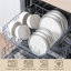 12-Piecee Porcelain Dinnerware Set, Dinner Plate, Dessert Plate And Bowl Set For 4 Person, Plain White-1976025532
