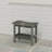 Outsunny Shower Bench, HDPE Shower Stool with Handle, Storage Shelf for Indoor Outdoor, Dark Gray