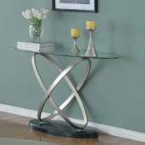 Sceinnker 48'' Glass Top Console Table
