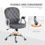 Home Office Chair, Button Tufted Desk Chair With Adjustable Height