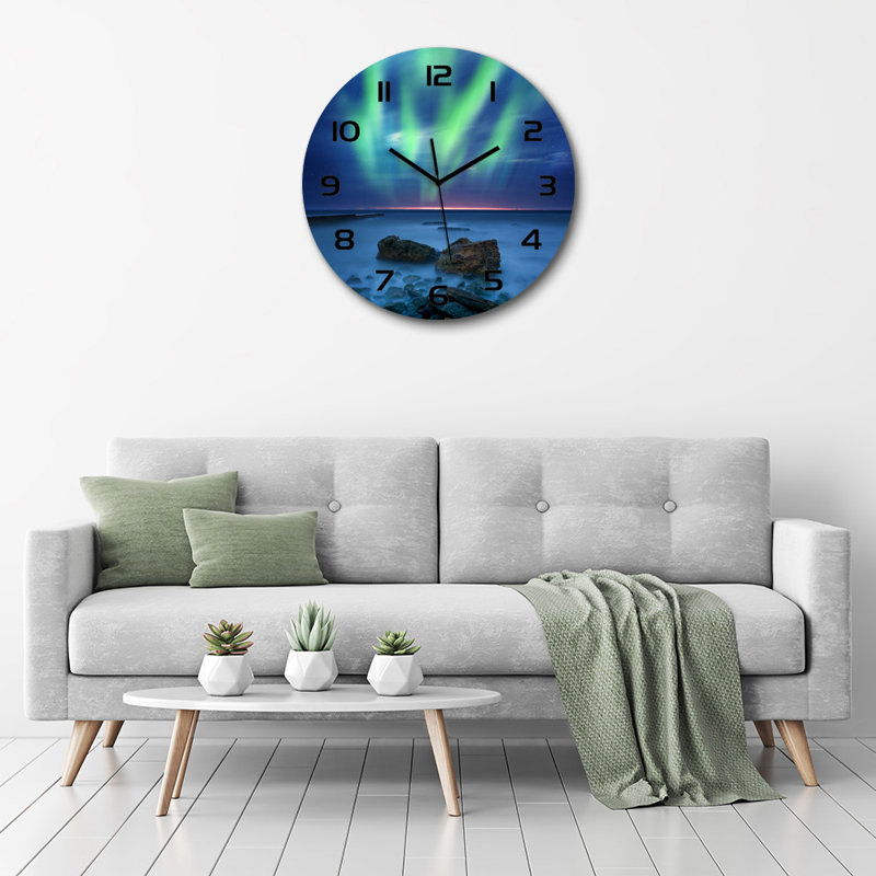 Jonnye Glass Wall Clock