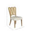 Wave Mahogany Curved Frame Dining Side Chair - Drift
