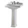 American Standard Portsmouth 19.5'' Vitreous China Rectangular Bathroom Sink with Overflow