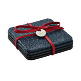 Coasters with Kiyasa Cording