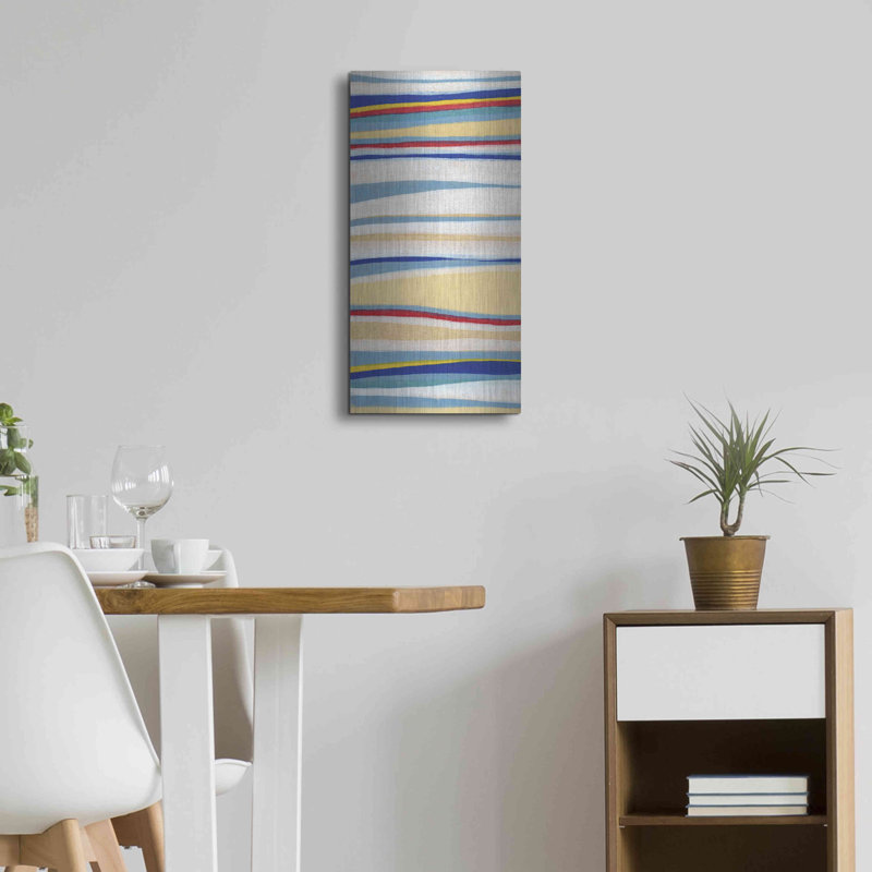 «Wavy Lines I» par Nikki Galapon, H 24 po x l 12 po