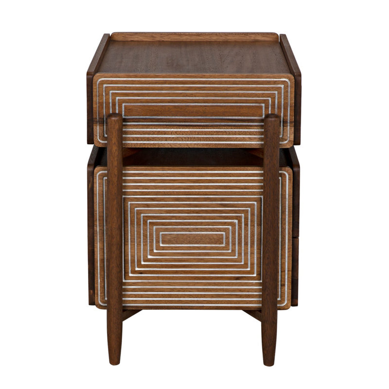 Savino Solid Wood End Table