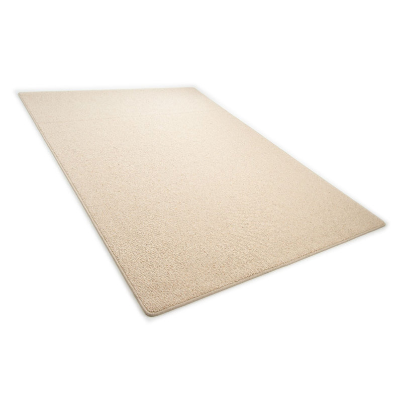 Wool Keynsham Rug in Beige, Rectangle 240 x 340cm