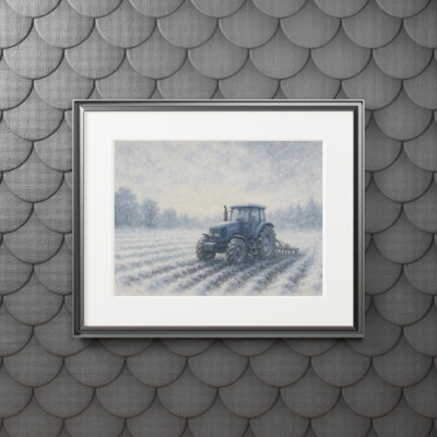Clinger Single Picture Frame Print