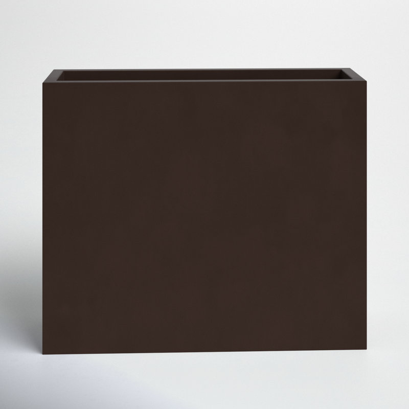Connoisseur Handmade Planter Box, 30" H x 36" W x 12" D, Brown