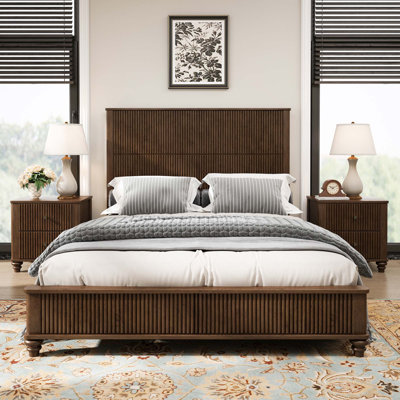 3-Piece Bedroom set with a Bed and 2 Nightstands