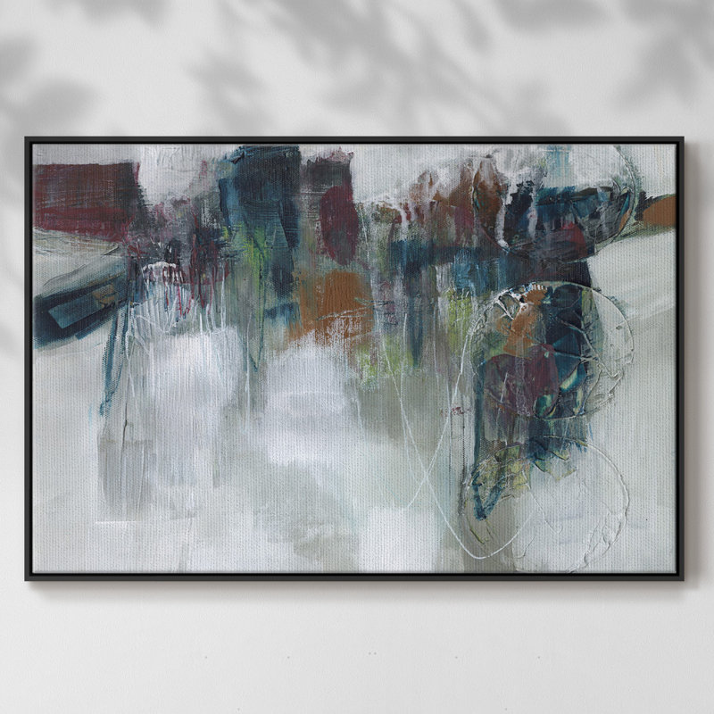 «Spectrum Expression I», toile tendue avec châssis de qualité supérieure - prête à être accrochée, H 25 po x l 37 po x P 2 po