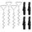 Machrus Upper Bounce Trampoline Deep Fastening, Spiraled Anchor Kit
