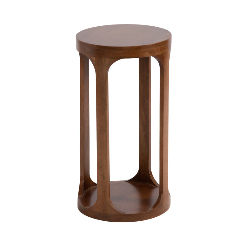 Table de bout Chewelah, Bois brun foncé, H 23 po x l 12 po x P 12 po