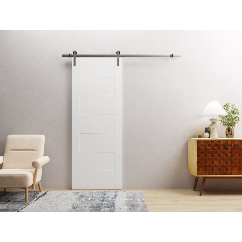 Porte de grange en bois, 28 po x 80 po