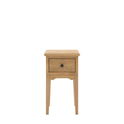 32cm W Solid Wood Bedside Table