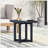 ELLA SQUARE SIDE TABLE, Black
