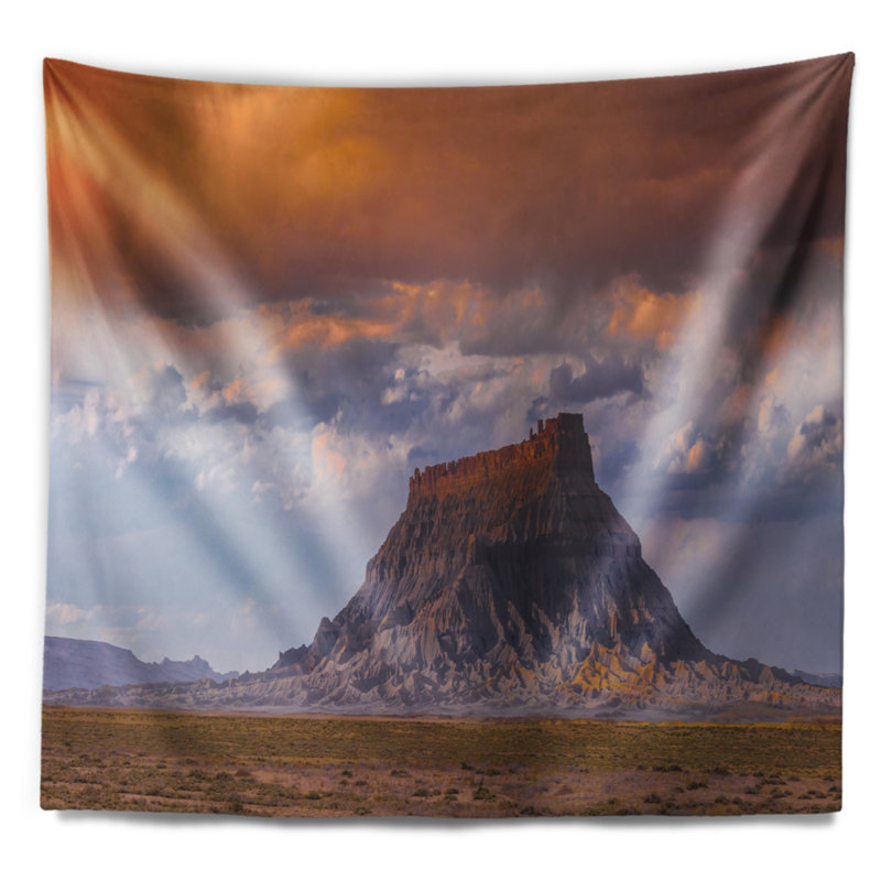 Tapisserie paysage paysage de l'Utah Buttle, H 32 po x l 39 po