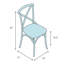 Chaise d'appoint en bois massif Azura-1266756909