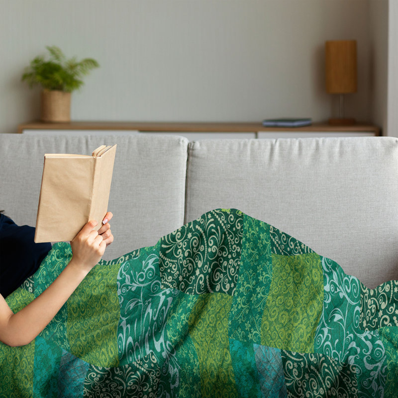 Hand Woven Throw Blanket, 50" x 60"