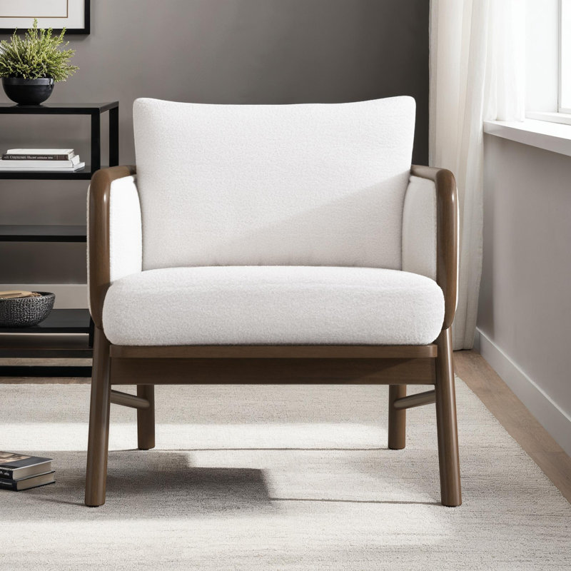 Fauteuil d'appoint rembourré Sherpa