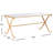 Oxendine Glass Top Coffee Table