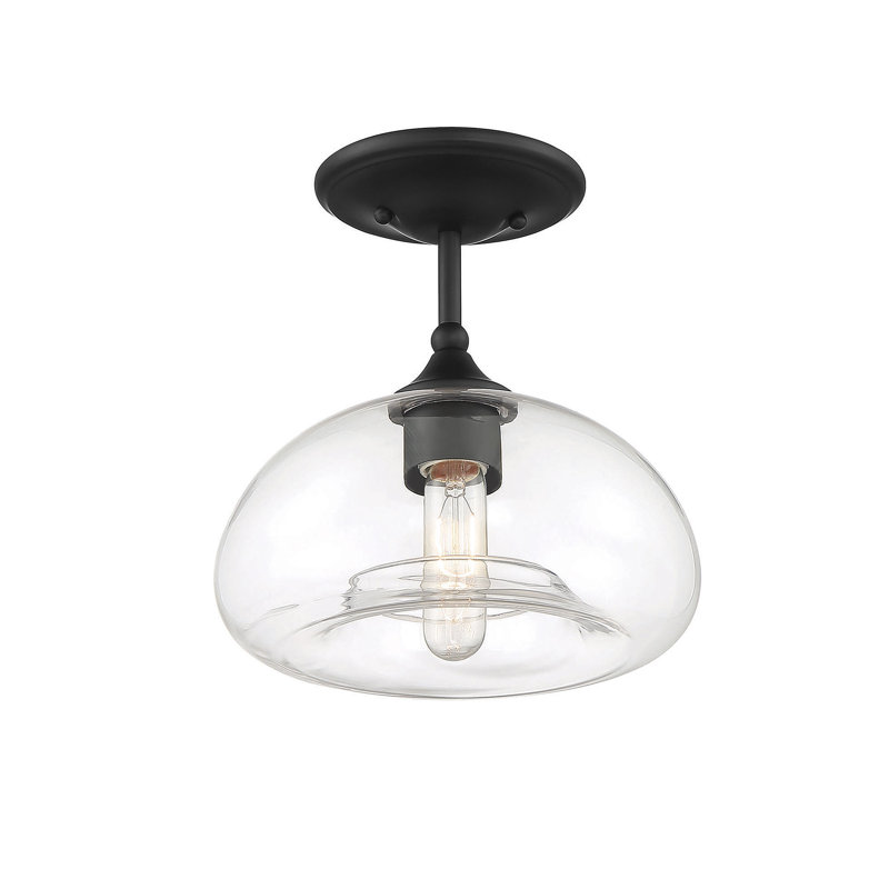 Plafonnier 1 lumière Lani noir mat Lani, Noir mat