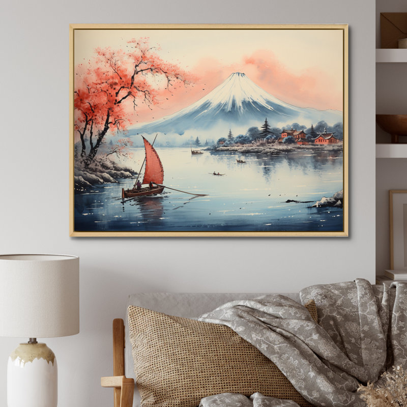«Master Wave The Great Wave Of Kanagawa I», reproduction d'art sur toile, H 16 po x l 32 po x P 1 po, Cadre naturel flottant