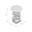 Montegue Stacked Books Glass Figurine Table