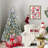 Flocked Christmas Tree-652499268