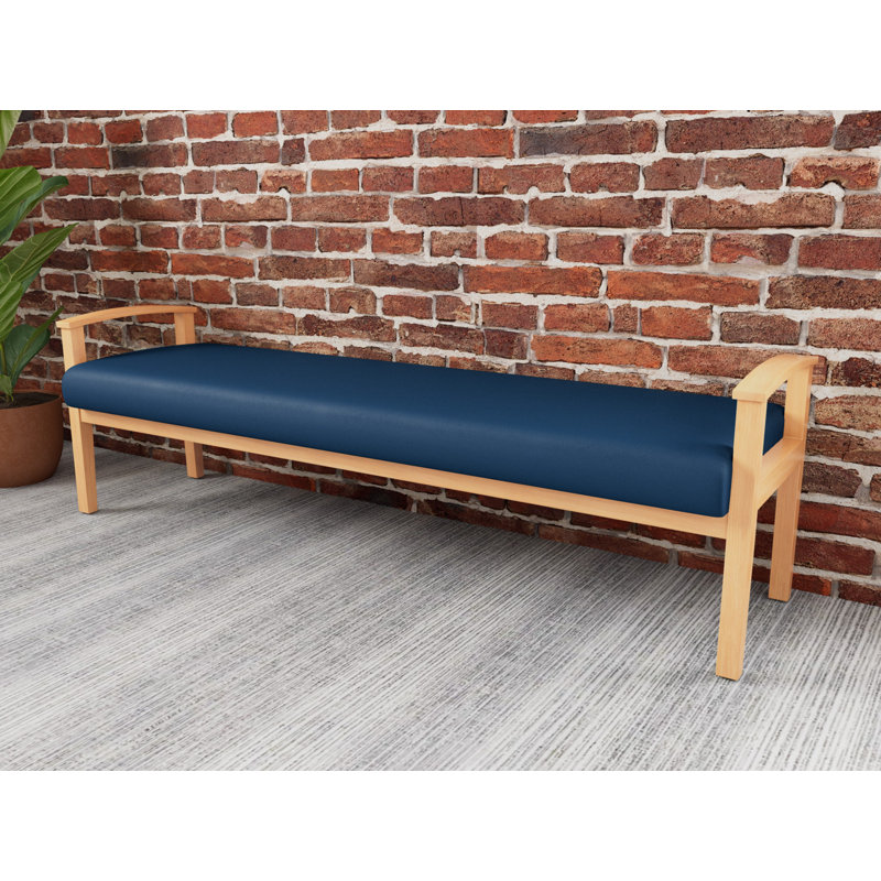 Banc en bois massif Amherst, Naturel, Patriot Plus Blue Ridge