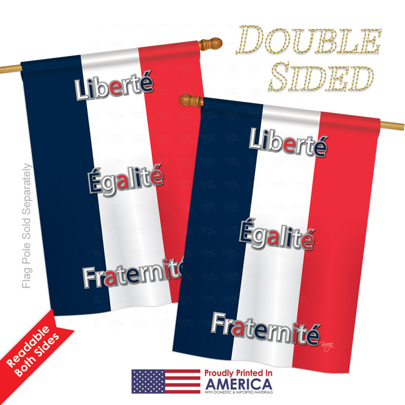 Double Sided Polyester, 40" H x 28" W