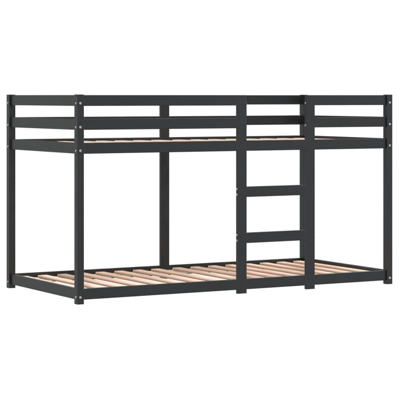 Strongsville Solid Wood Bed, 90 x 200cm, Blue