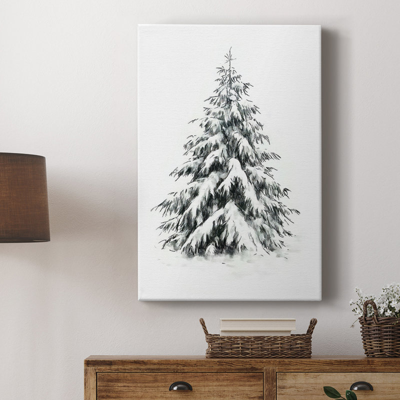 Christmas Holiday Art LII - Gallery Cavas, H 18 po x l 12 po