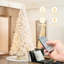 Johvan Pre-Lit White Pine Christmas Tree with LED Twinkling Lights-1895177867