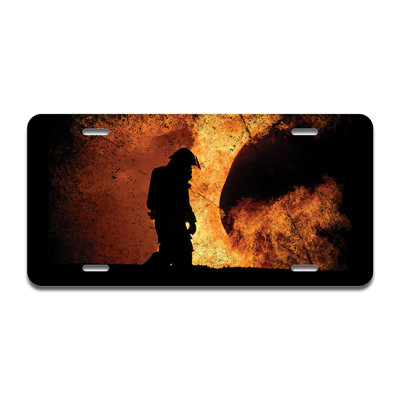 Fire Fighter Aluminum Plate Frame