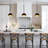 Single Head Hemispherical Iron Chandelier