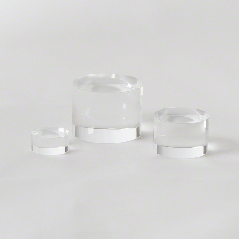 Decorative Crystal Column Riser Votive, Medium