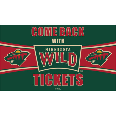 Come Back with Tickets PVC Doormat
