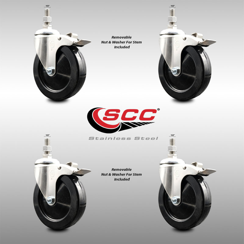 Soft Rubber Casters