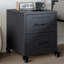 Angala 36 cm W Steel Bedside Table-87684024