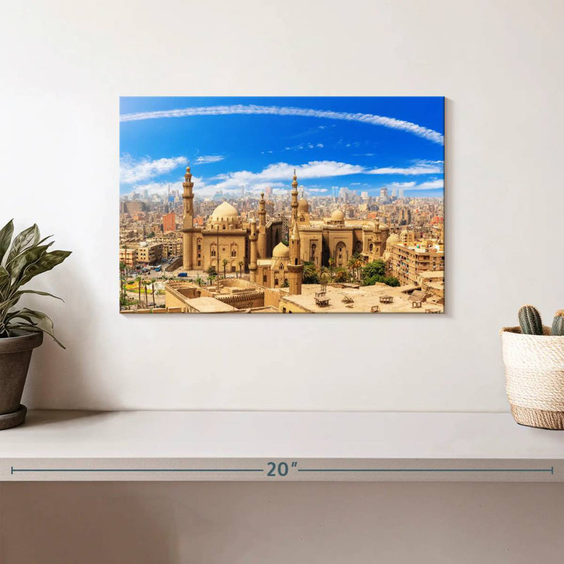 Panorama de la citadelle du Caire, H 8 po x l 12 po