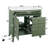 36" Bathroom Vanity With Ceramic Sink & Motion-Sensor Light-777733527