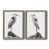 Toile avec cadre gris
