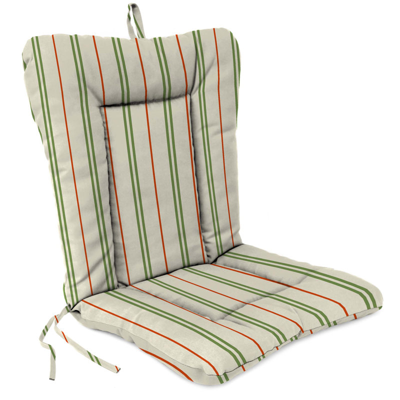 21" x 38" Outdoor Chair Cushion with Ties and Loop, Gallan Cedar