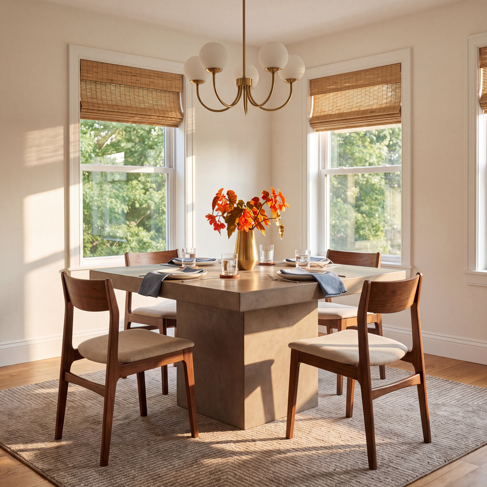Kareen Dining Table, Counter Table (36.25" Height), Dark Gray