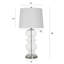 Aimme - Lampe de table transitionnelle - Verre transparent-660302896-660302903