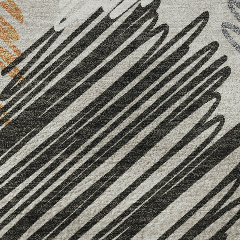 Premium Machine Washable Mayfield AMF1942 Geometric Rug, Rectangle 5' x 7'6"