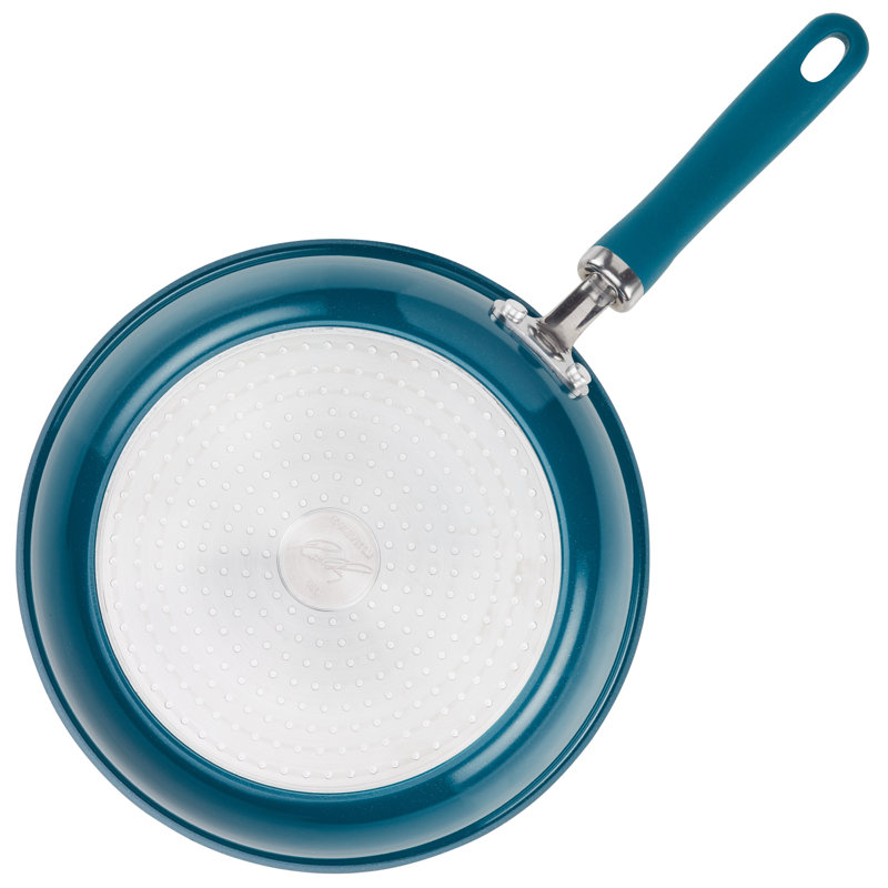 Rachael Ray Create Delicious Aluminum Nonstick Cookware Induction Cookware Set, 13-Piece, Teal Shimmer