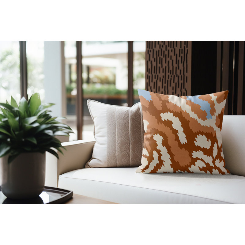 Coussin intérieur en faux suède Misio, Lavande latté, 20 x 20