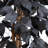 Artificial Halloween Black Ficus Tree With Natural Trunk-1771744911
